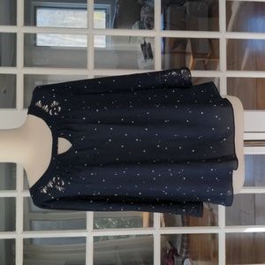 NWT Anthropologie Maeve cut out top sz 4 080